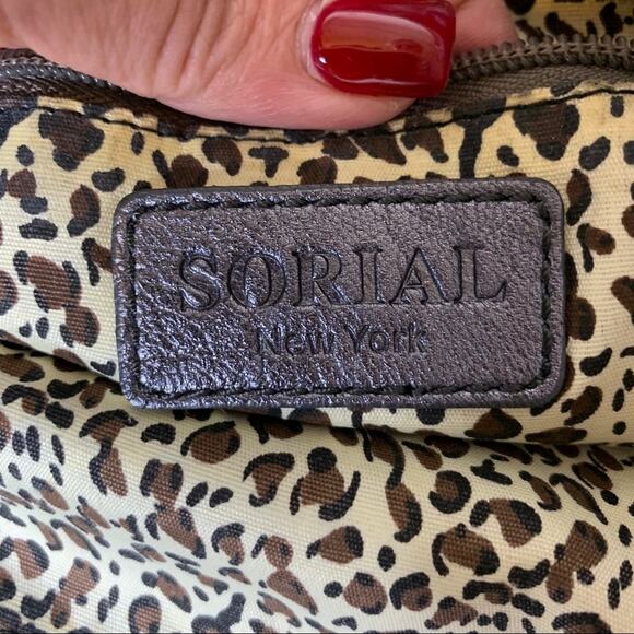 SORIAL NEW YORK Leather Bag with Tassel Zippersdd - Picture 8 of 8